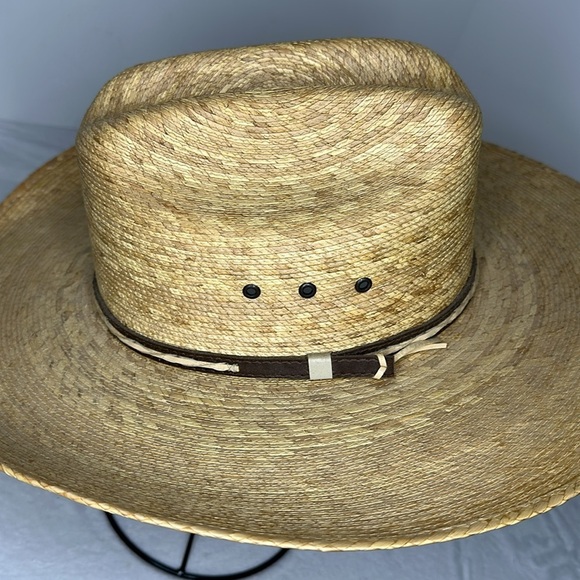 Turner Hat Company Bull Rider Straw Hat 71/8 - Picture 4 of 10